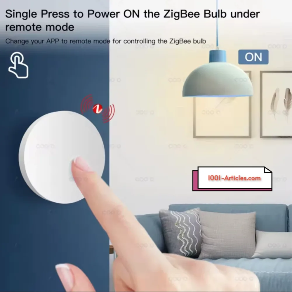 Bouton poussoir de scènes intelligentes Tuya Smart - Zigbee