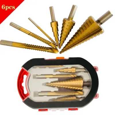 Coffret De Meche Etagée et Forets HSS 6Pcs
