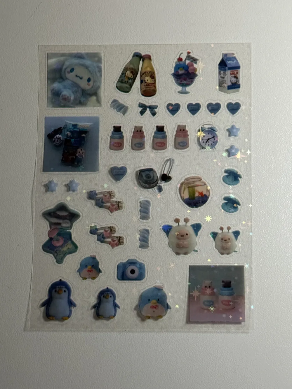 Water proof hello kitty stickers sheet