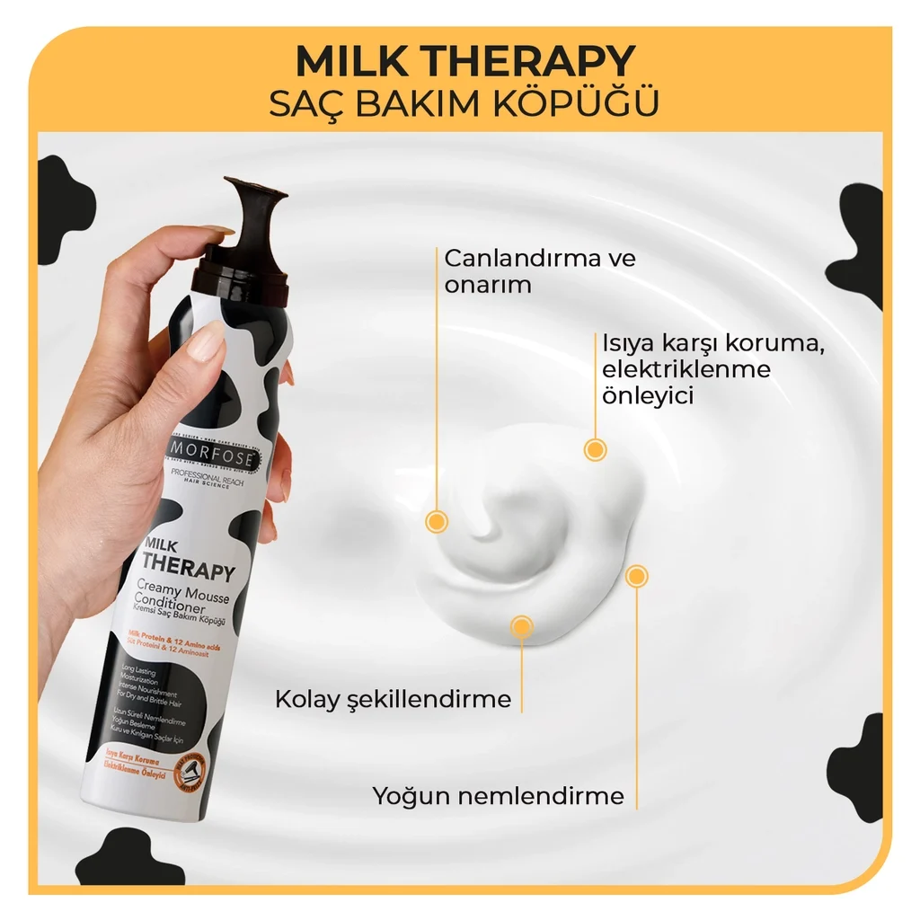 Mousse capillaire Morfose Milk Therapy 200 ml
