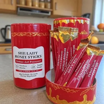 She-lajit honey sticks - عسل الشيلاجيت بالفراولة