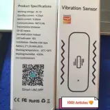 Capteur de Vibrations Tuya Smart Protocole Zigbee