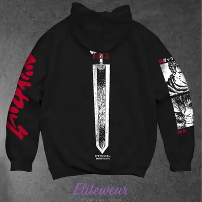 HOODIE OVERSIZE BERSERK MANCHE