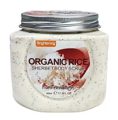 ORGANIC RICE  SHERPBET BODY SCRUB  350ml