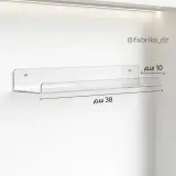 رفوف أكريليك شفافة