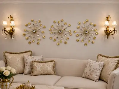 Déco murale métallique