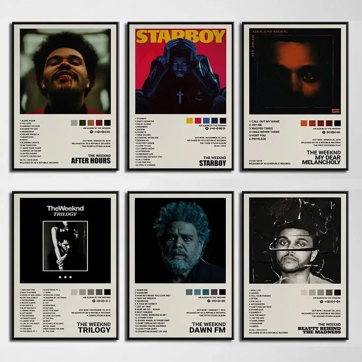 Cadres Spotify The Weeknd