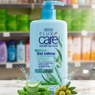 جل العناية الحميمة "فلوكس كير" (FLUX care) بخلاصة الألوفيرا
