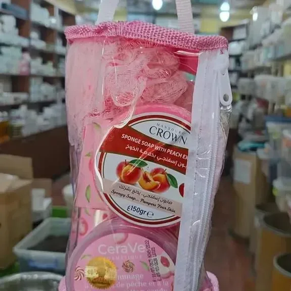 مجموعة الخوخ للعناية بالجسم والبشرة CROWN