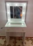 Coiffeuse Cuta 70cm - كوافوزة كيوتا عصرية مقاس 70 سم مع مراية مضيئة