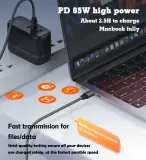 LC441C | LDNIO Cable 65W Type-C to Type-C Cable support PD and AC Fast Charging For Mobile Phone 1M