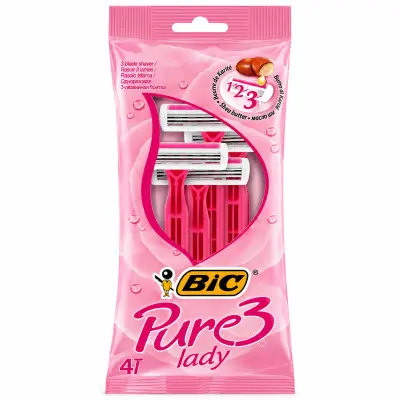 BIC Rasoir jetable Pure Lady à 3 lames