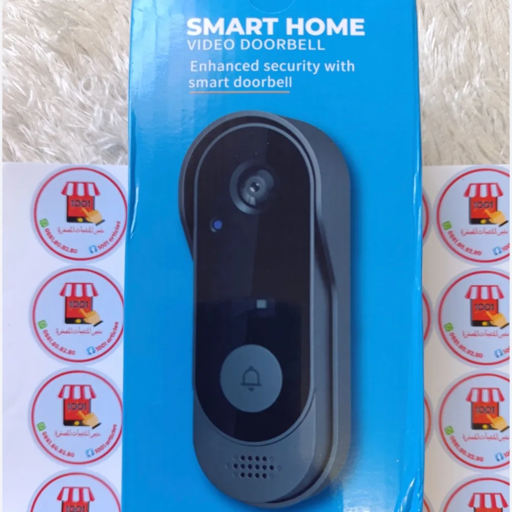 Tuya Smart Wi-Fi, Sonnette video avec caméra sans fil, Interphone, HD, vision nocturne.