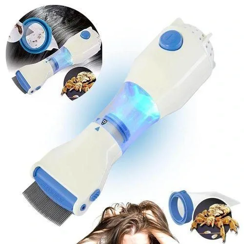 Peigne de nettoyage des cheveux anti-poux multifonctionnel électrique pour nettoyer le peigne à puces physique