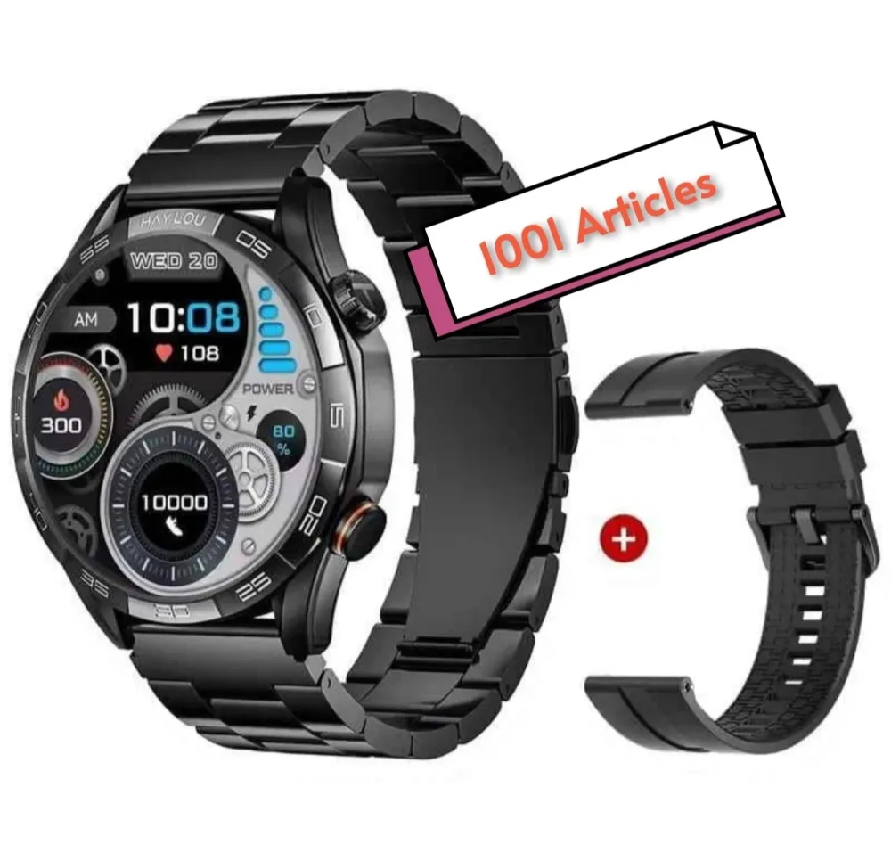 HAYLOU SOLAR 5 - Smart Watch pour Homme - 1.58", Amoled 60Hz, IP68