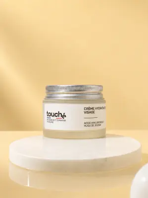 كريم مرطب للوجه بحمض الهيالورونيك والجوجوبا | Touché Crème Hydratante Visage