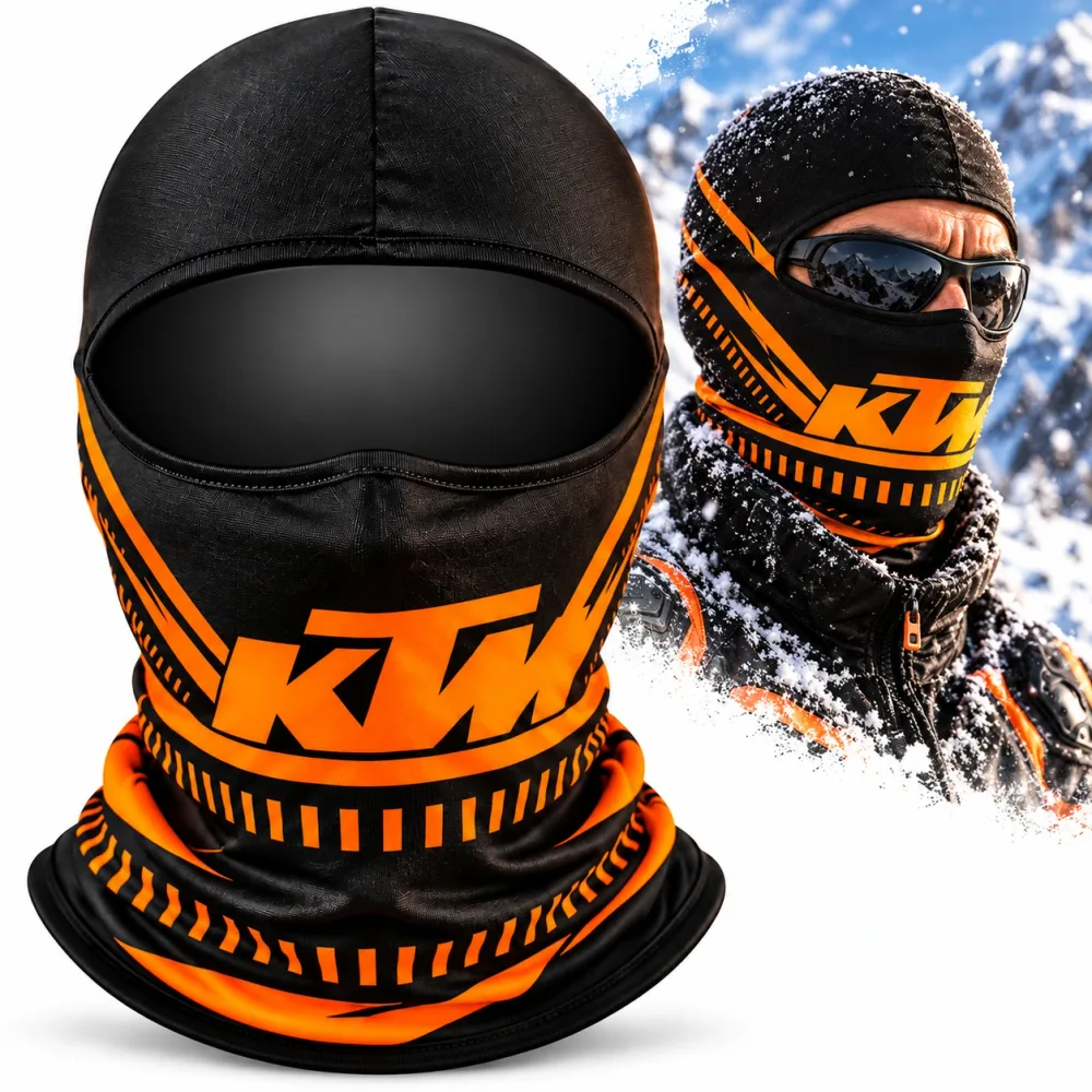 Cagoule Moto Thermique Balaclava Redbull - قناع واقي وجه كامل حراري للدراجات النارية