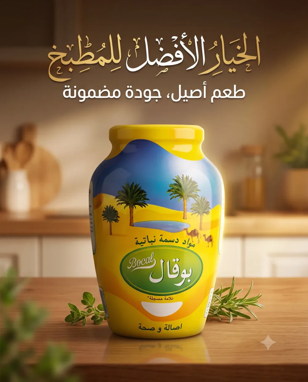 مواد دسمة نباتية -بوقال-700غ