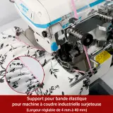 Guide de Pose élastique pour Machine surjeteuse