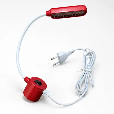 Lampe LED Rouge Avec Bouton JSC