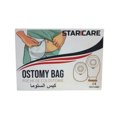 POCHE DE COLOSTOMIE MONOBLOC VIDANGEABLE – STARCARE