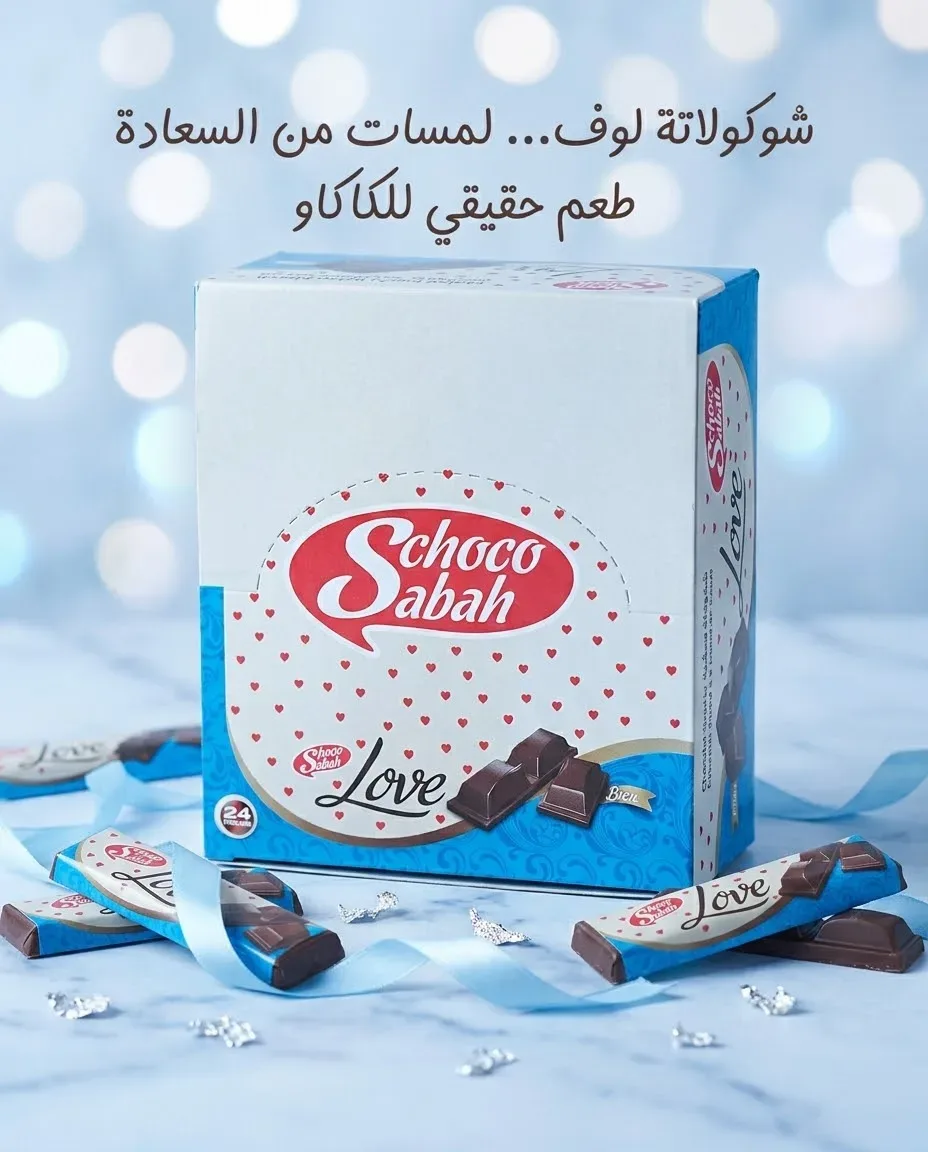 شكولاطة محشية بكريمة الكاكاو _choco Sabah_
