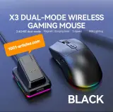 Souris Sans Fil Bi-Modes - Station de Charge Magnétique - RVB Bluetooth 5.2.