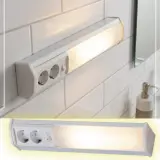 Applique murale linéaire 10W 50cm avec 2 prises - مصباح جداري خطي مزود بمقبسين