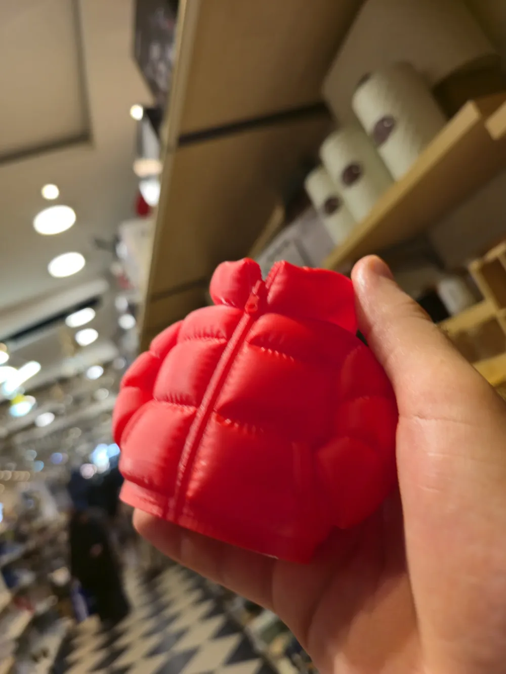 Pot à crayons "Doudoune" – Design tendance effet Puffer Jacket