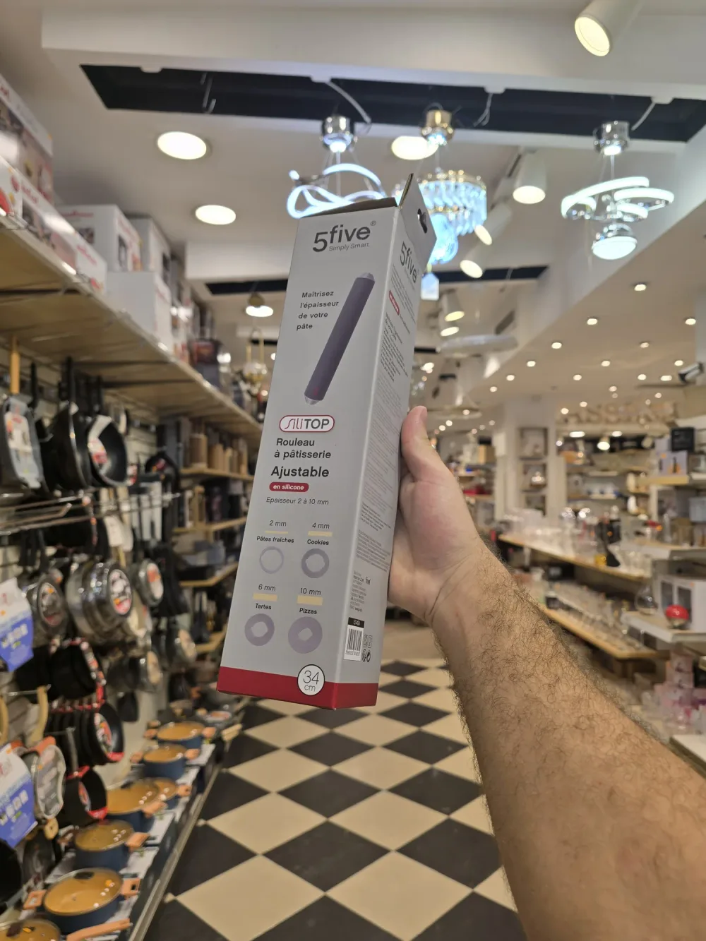 Rouleau à Pâtisserie Ajustable SiliTOP – 5five Simply Smart