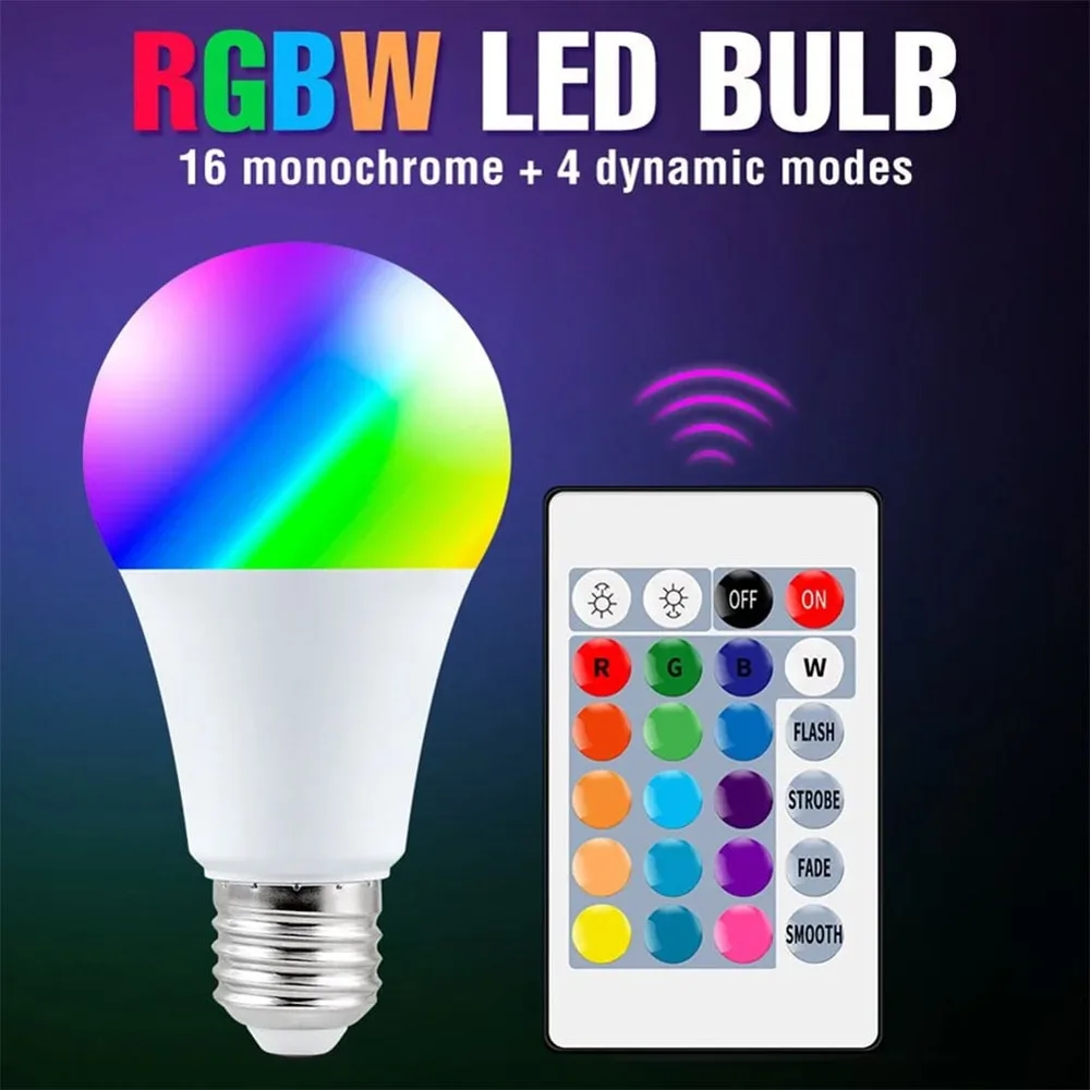 Lampe 16 coleur avec télécommande