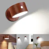 Lampe LED murale avec 3 niveaux de luminosité et température batterie rechargeable – مصباح مغناطيسي بعدة درجات ضوئية