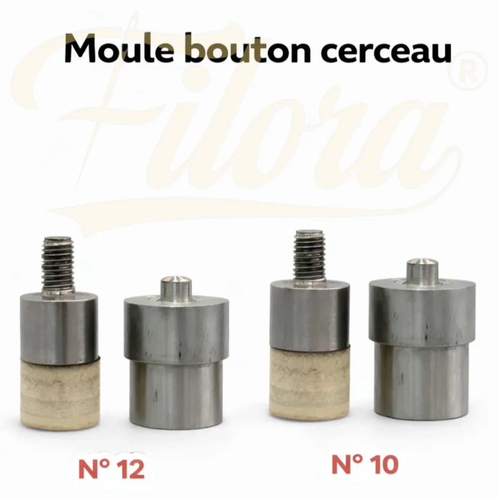 Moule Bouton Pression Cerceau Métal