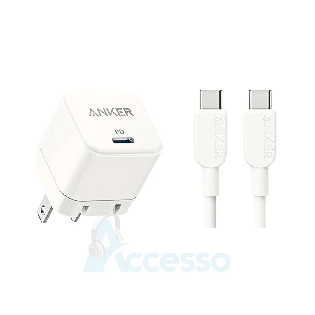 Chargeur Anker 30W avec câble Type-C TYPE C