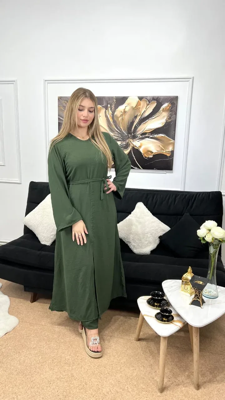 ensemble pantalon froisé