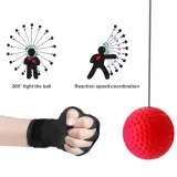Balle de Boxe Reflex pour améliorer la coordination œil-main 3Pcs