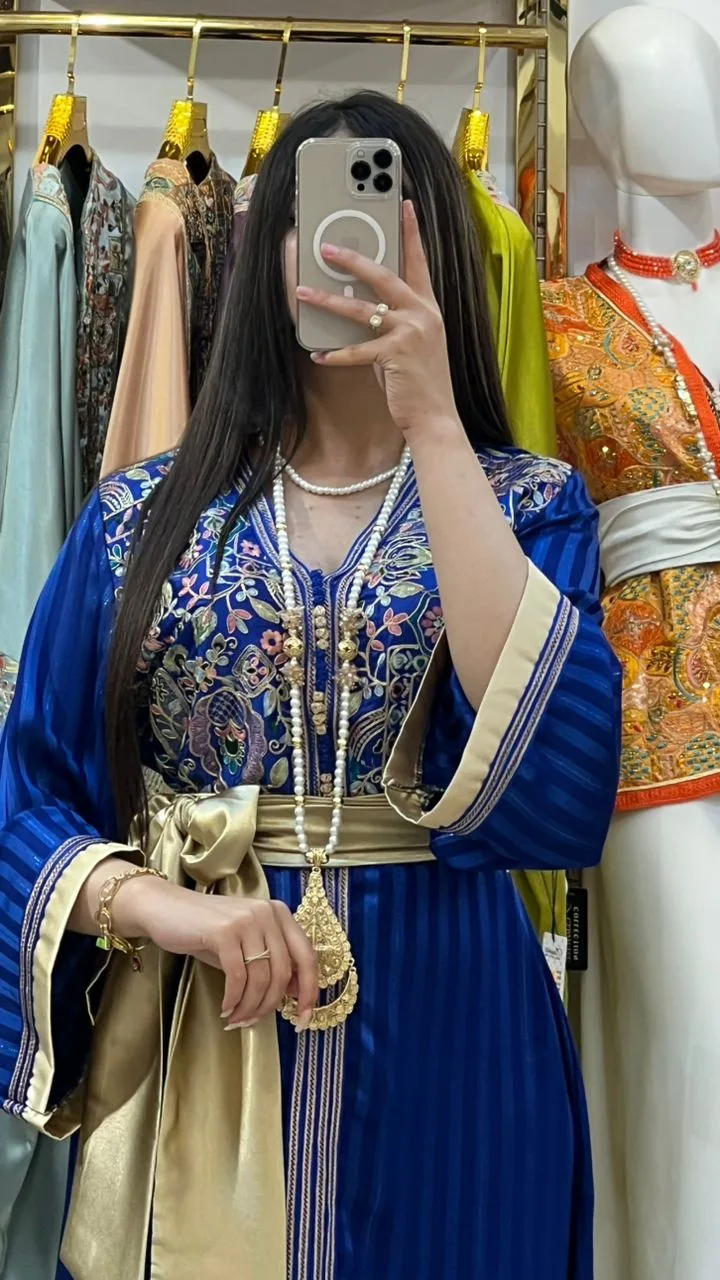 Caftan Jawhara et  Satin Brodé
