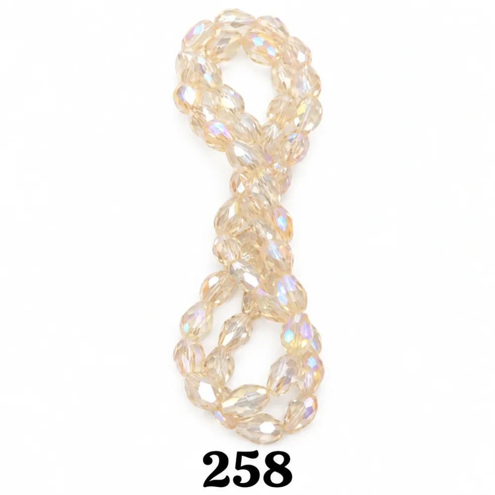 Cristal Goute 8*11 Qty:10 fil