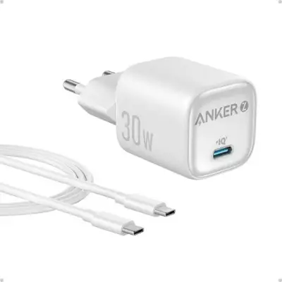 Chargeur anker c to c 30w