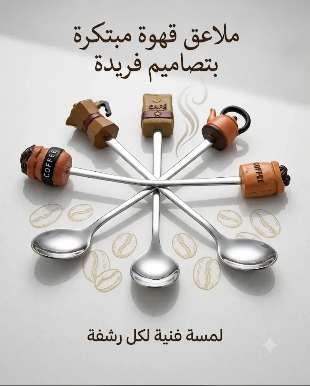 GIVLON طقم ملاعق قهوة 6 قطع