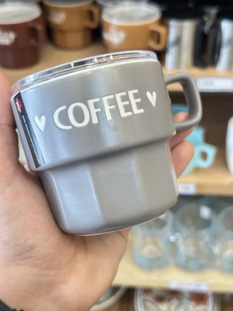 ☕ Mug en Céramique "Day Coffee" avec Couvercle