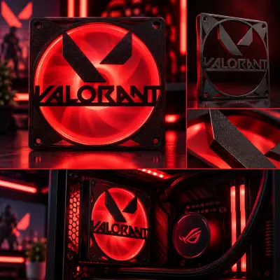 🔴 Valorant Fan Cover 120mm – BOB_LAB