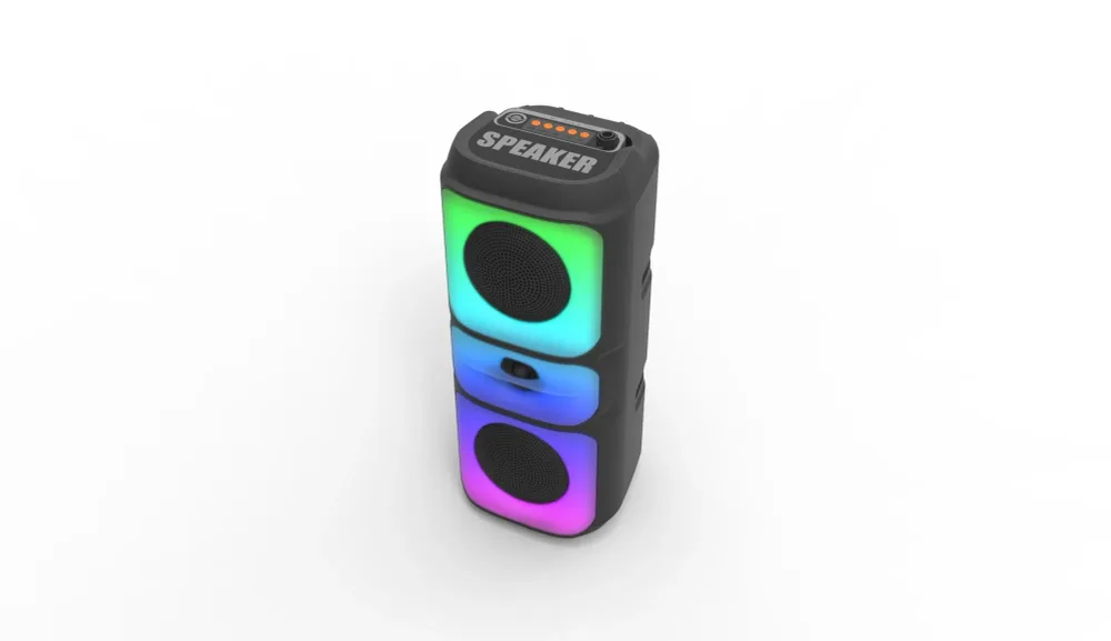 Parlante inalambrico Bluetooth 5 modos de luz USB/FM MS-3629BT