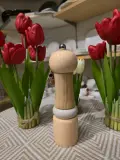 Moulin à Épices en Bois Style Bambou — Rose et Bleu
