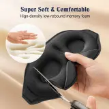 Masque de sommeil 3D ergonomique et profond amélioré avec sangle ajustable - قناع نوم مريح