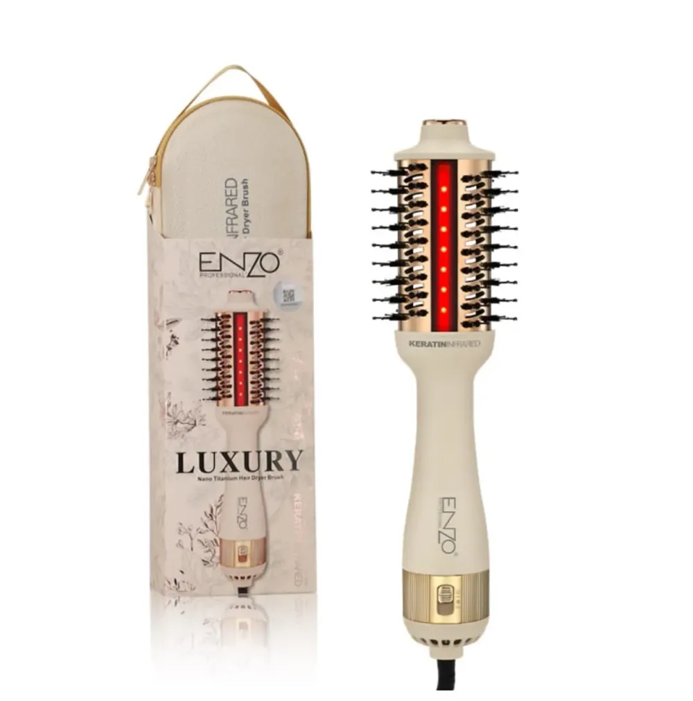 Enzo Glam Hair Hot Air Brush Pro