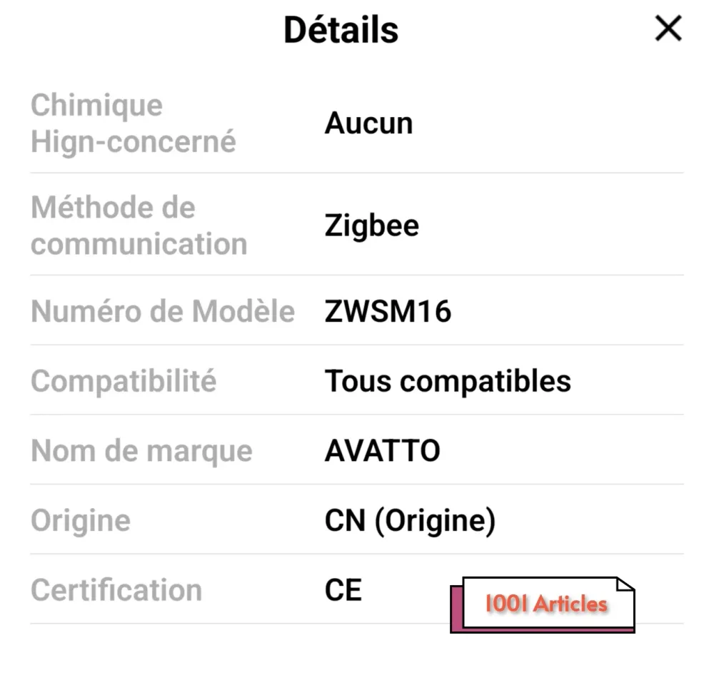 AVATTO Mini Switch Tuya Smart