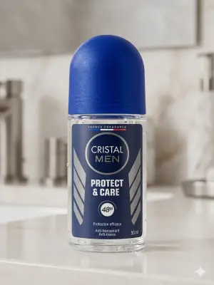 مزيل العرق Cristal Men Protect & Care