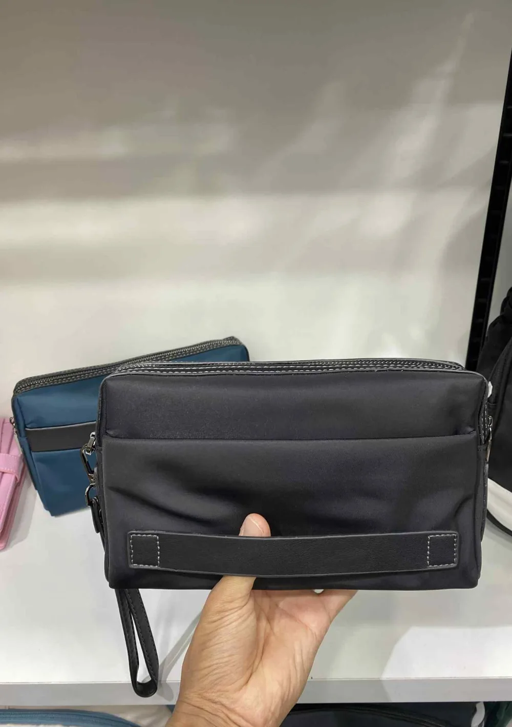 Pochette en toil oxford