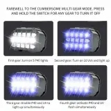 Lampe Frontale LED Rechargeable avec UV SQ-818-UV - مصباح الرأس القابل للشحن بإضاءة مزدوجة